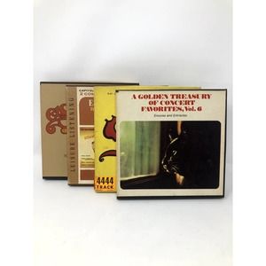 Lot of 4 Hispanic and Spanish Reel To Reel Tapes